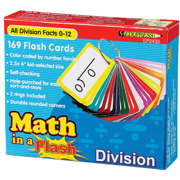 Math in a Flash Cards: Divisi