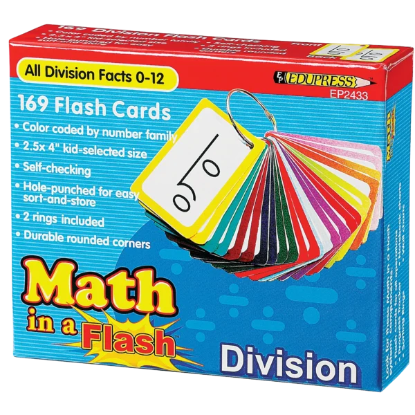 Math in a Flash Cards: Divisi