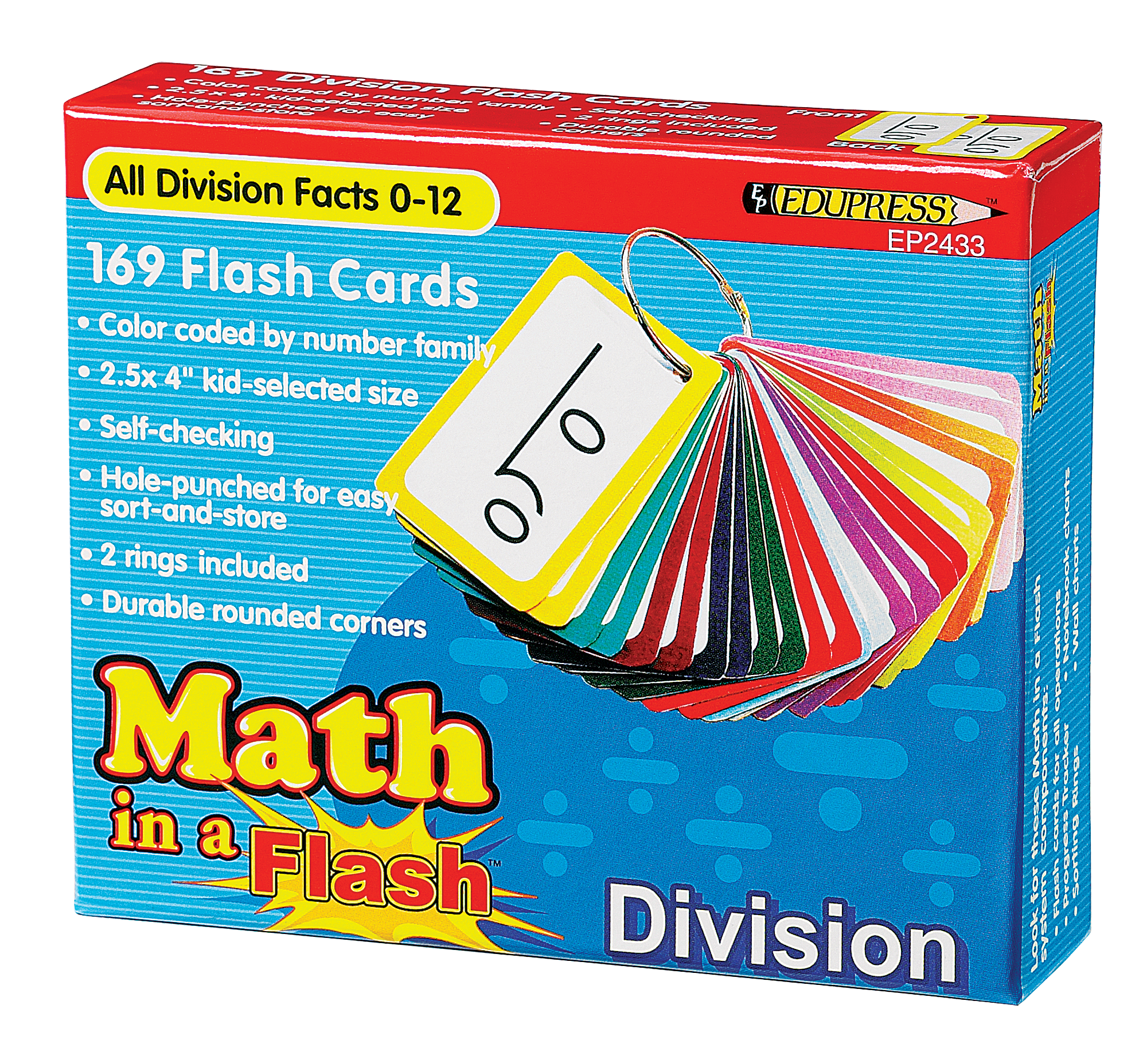 Math in a Flash Cards: Divisi
