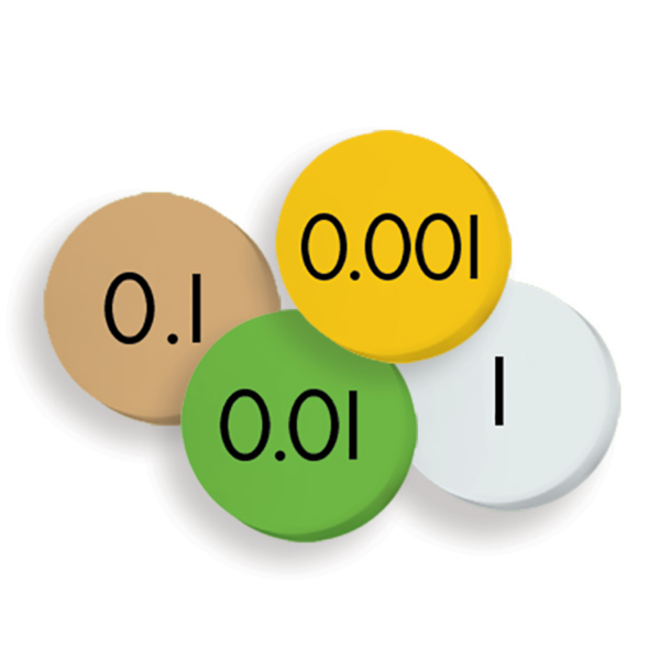 Sensational Math Place Value Discs: 4-Value Decimals to Whole Numbe