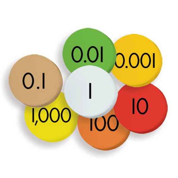 Sensational Math Place Value Discs: 7-Value Decimals to Whole Numbe