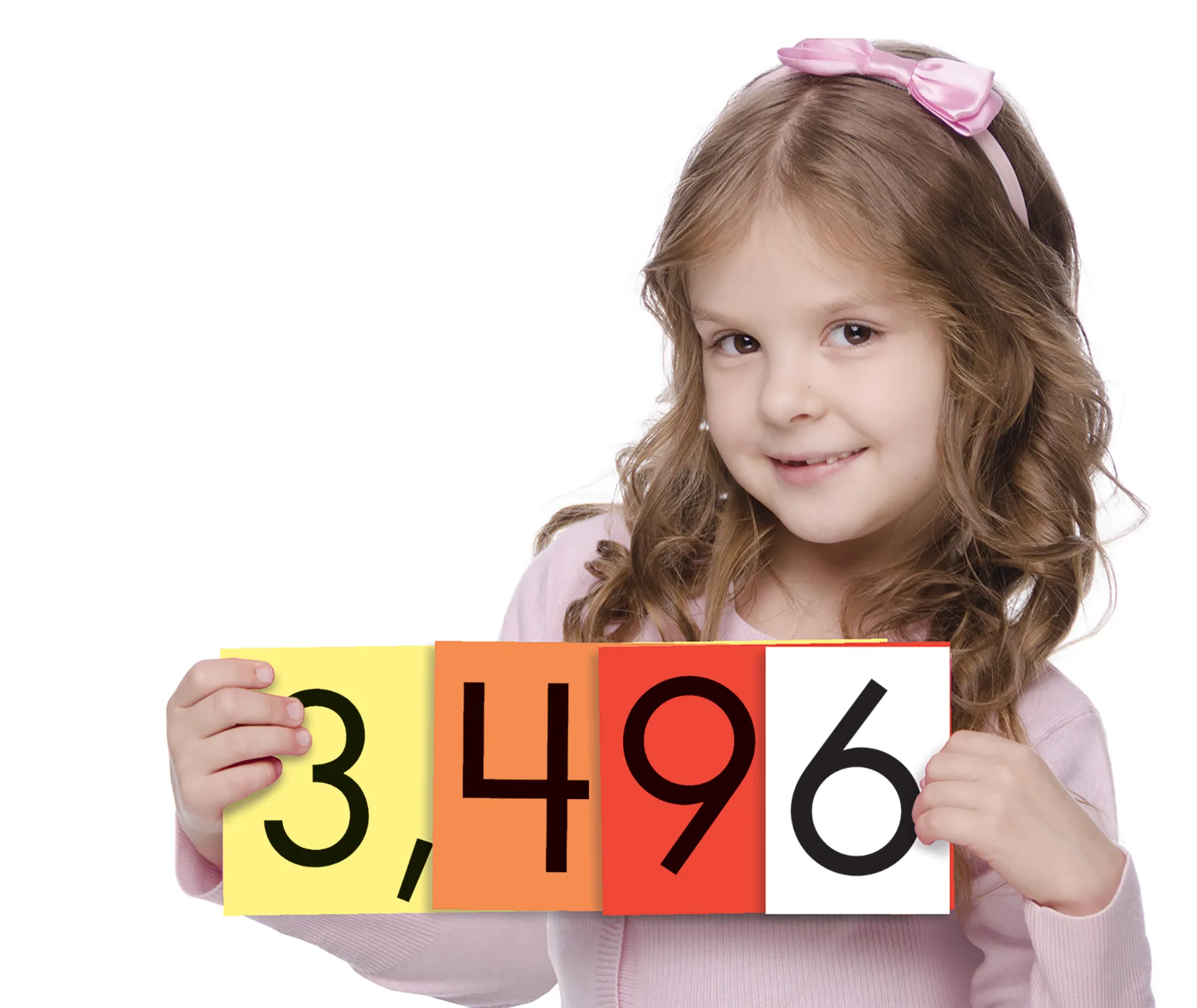 Sensational Math Place Value Cards: 4-Value Whole Numbers (12-Pac - Image 2