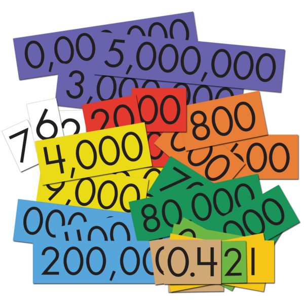 Sensational Math Place Value Cards: 10 Value Decimals to Whole Numbers (12-Pac