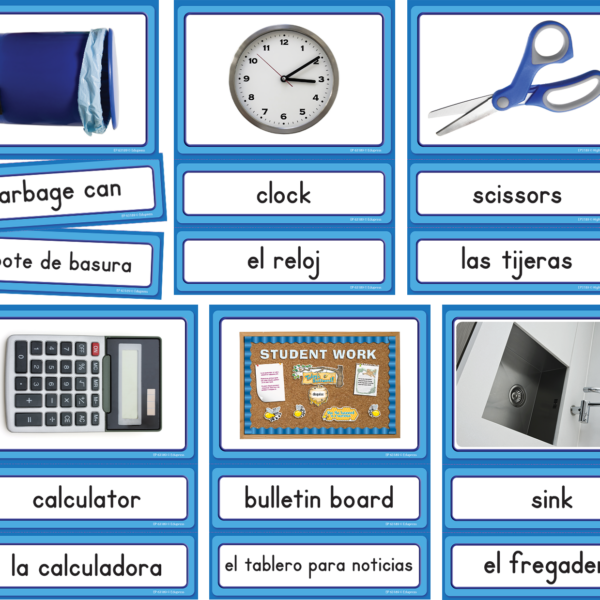 Spanish/English Classroom Labels Accents