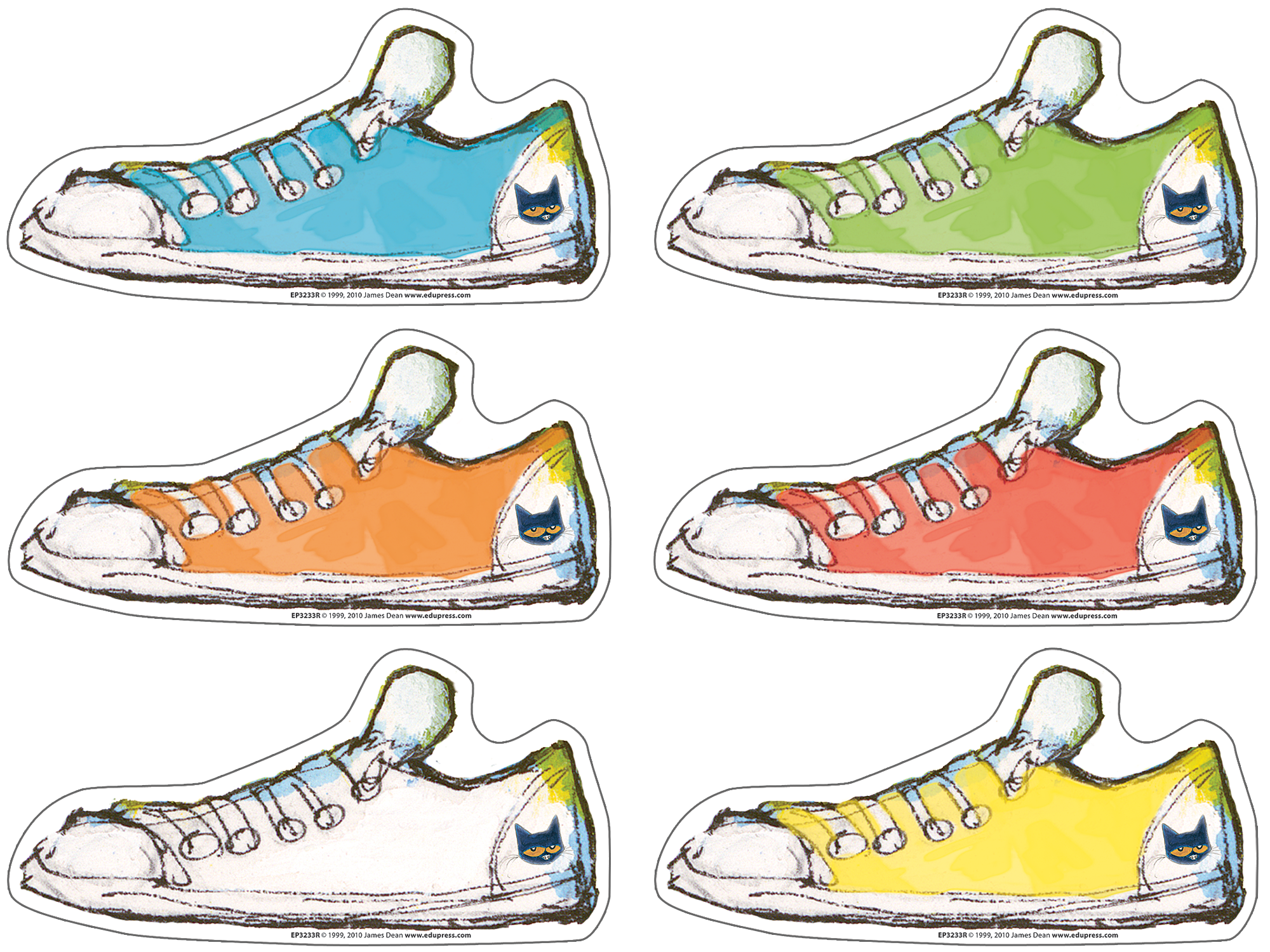 Pete the Cat Groovy Shoes Accent