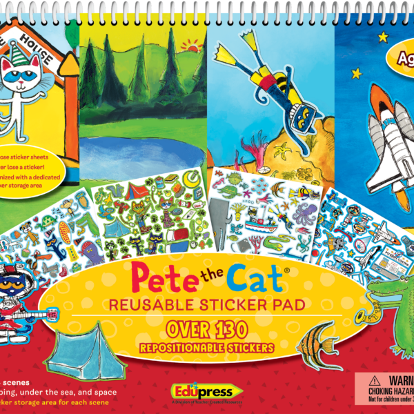 Pete the Cat Reusable Sticker Pa