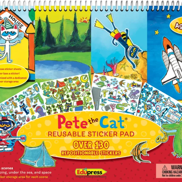 Pete the Cat Reusable Sticker Pa
