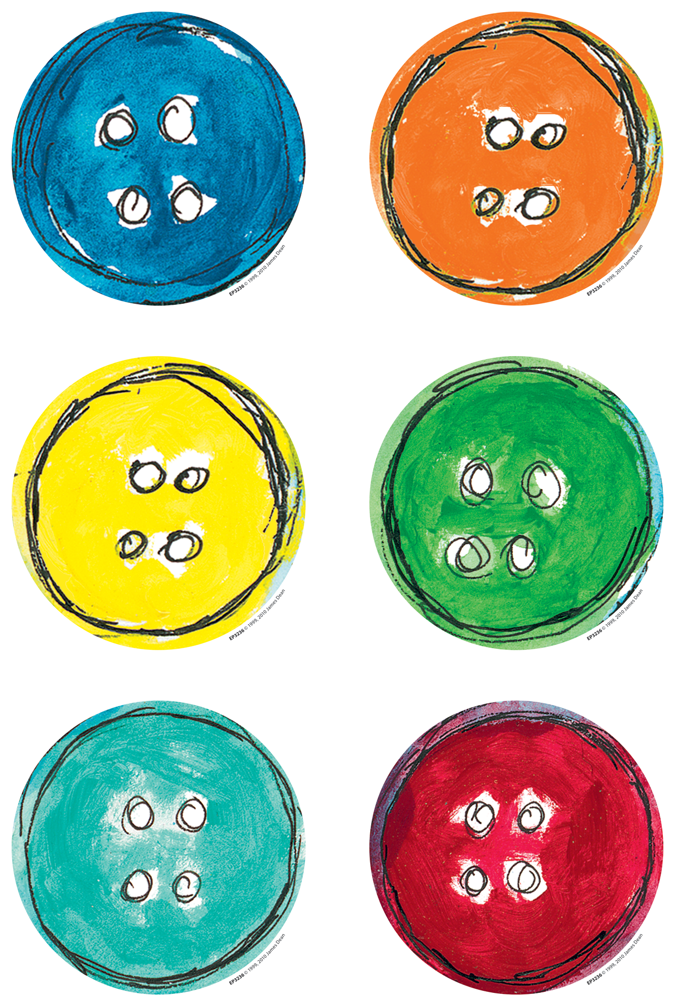 Pete the Cat Groovy Buttons Accent