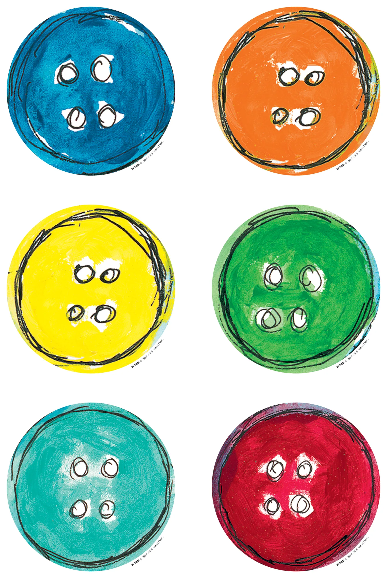 Pete the Cat Groovy Buttons Accent