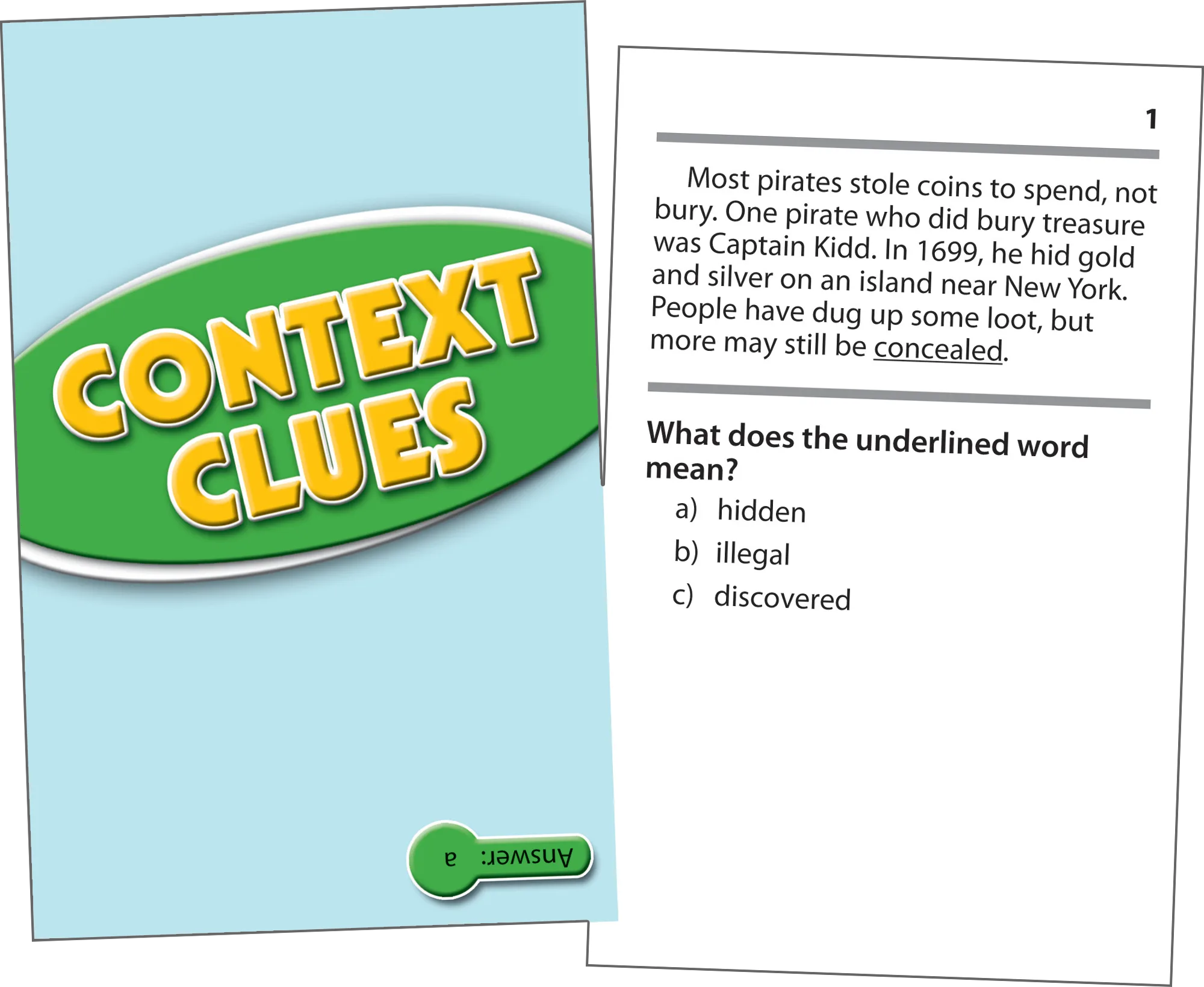 Reading Comprehension Practice Cards: Context Clues (Green Level) - Image 2