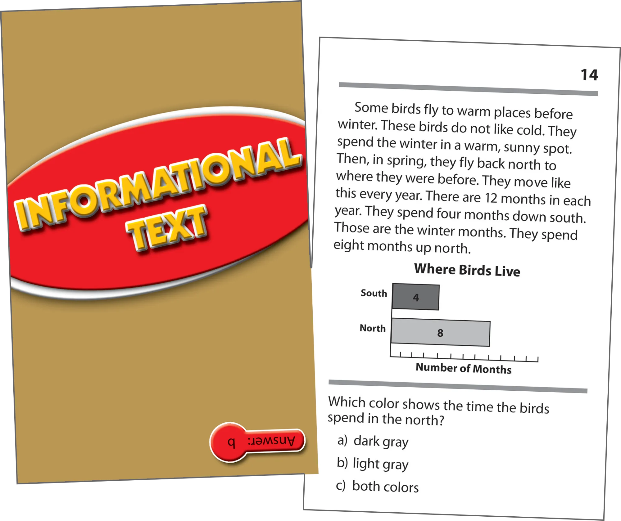 Reading Comprehension Practice Cards: Informational Text (Red Level) - Image 2