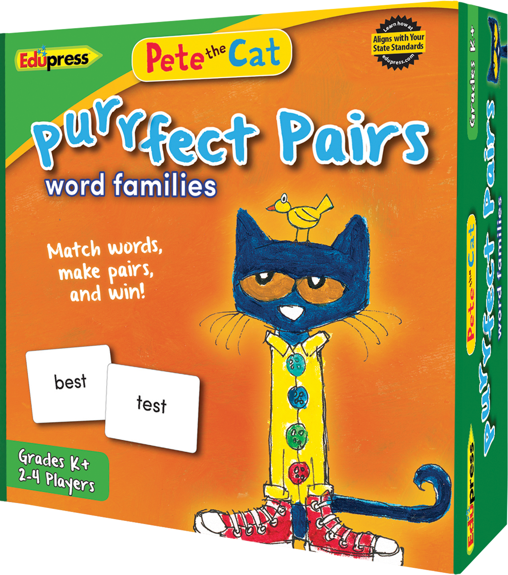 Pete the Cat Purrfect Pairs Game: Word Familie