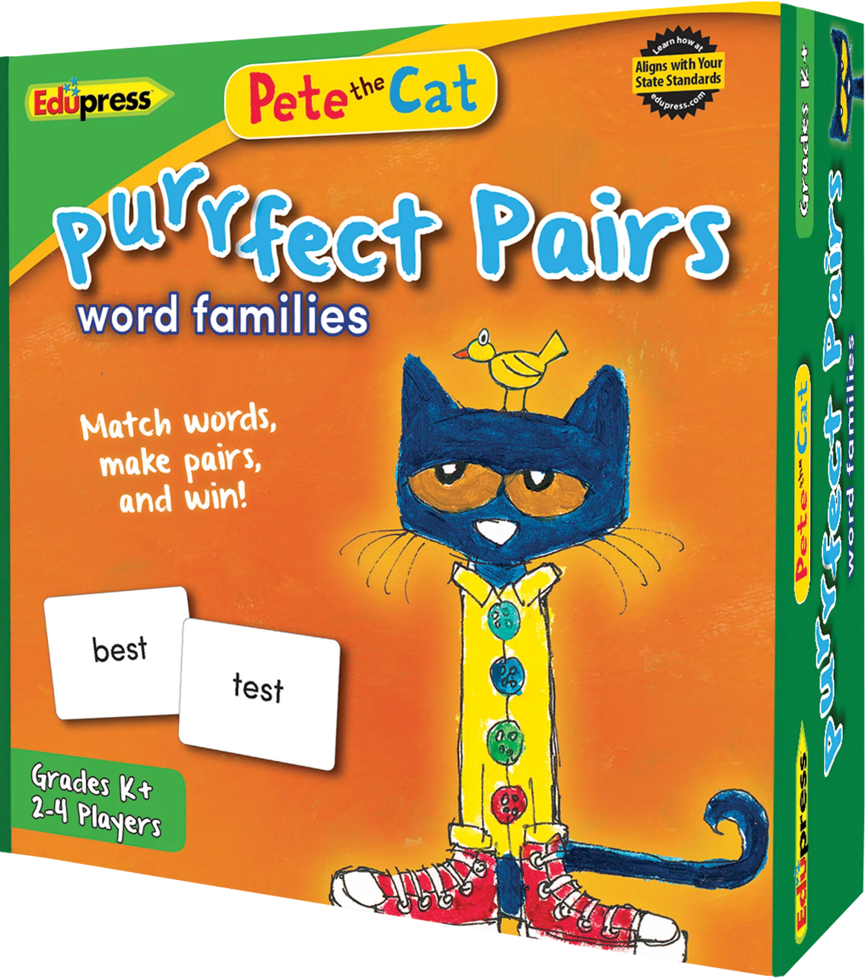 Pete the Cat Purrfect Pairs Game: Word Familie