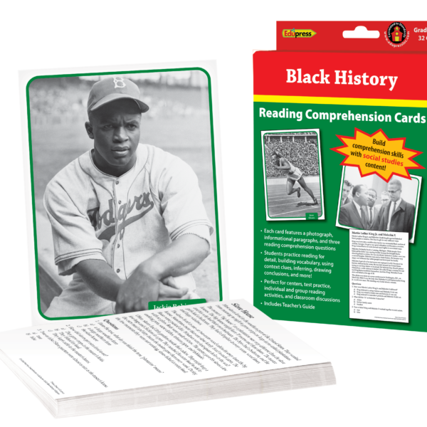 Reading Comprehension Social Studies Cards: Black History