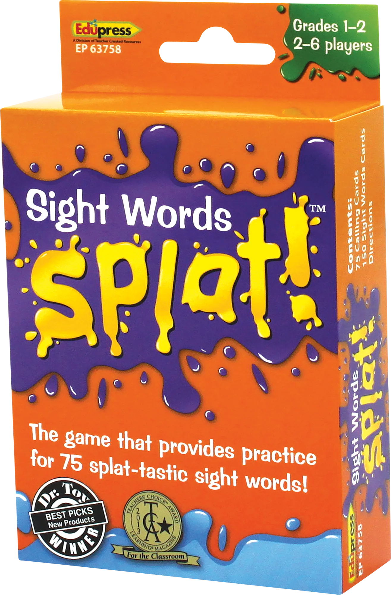 Splat Game: Sight Words (Gr. 1-2)