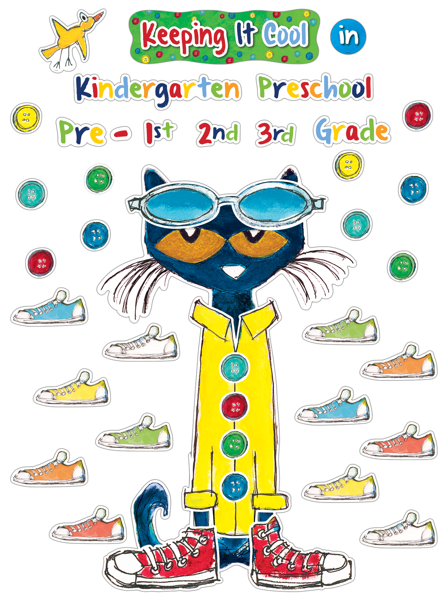 Pete the Cat Keeping It Cool In… Bulletin Bo