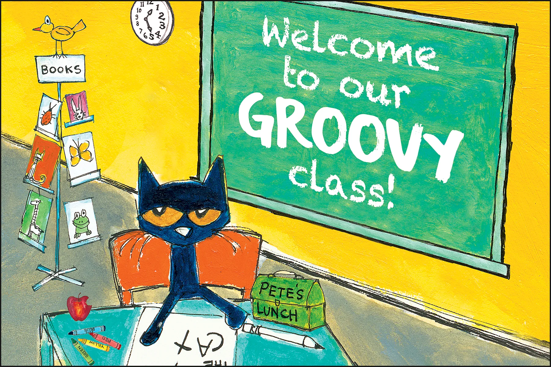 Pete the Cat Welcome to Our Groovy Class! Postcard