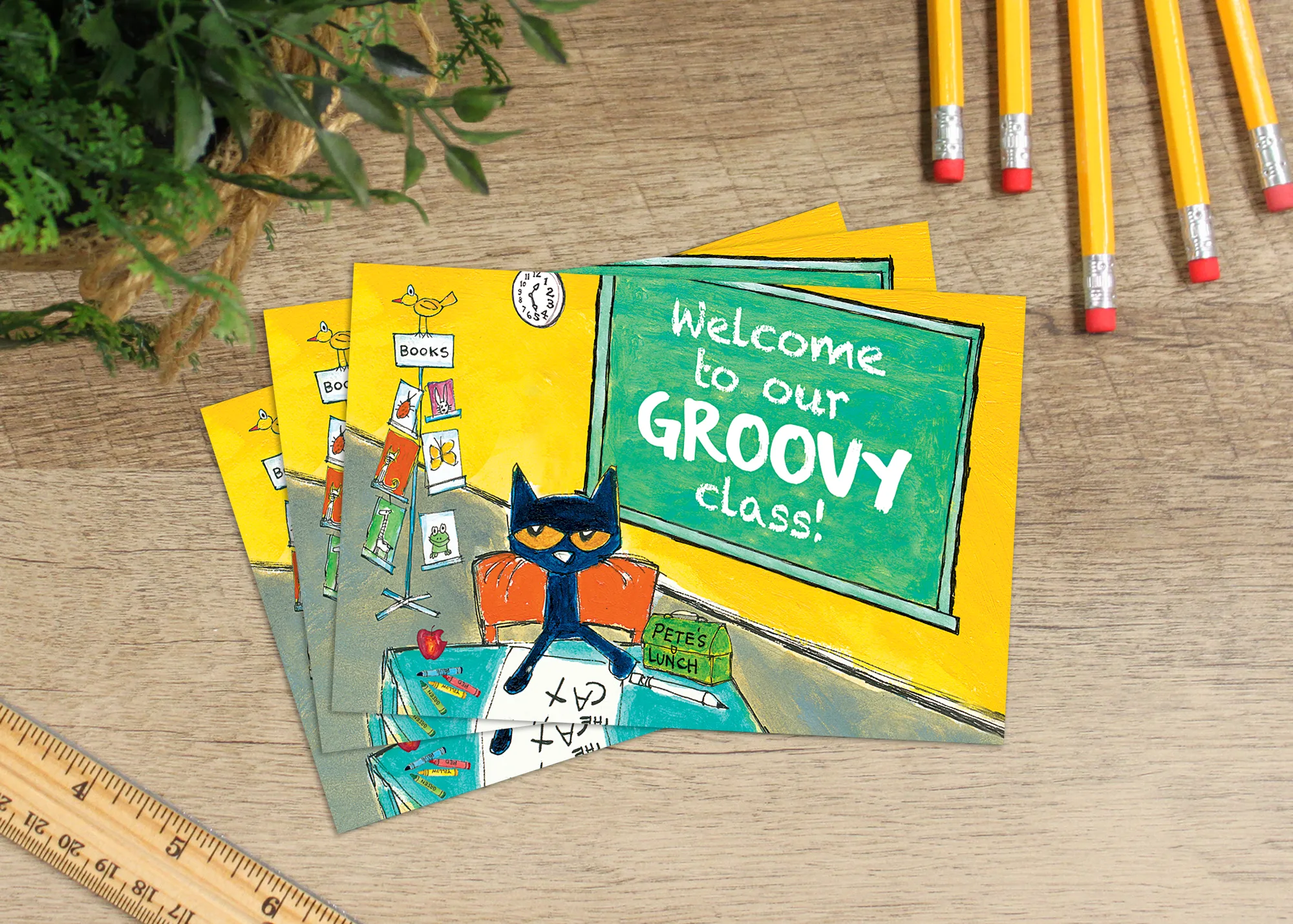 Pete the Cat Welcome to Our Groovy Class! Postcard - Image 2