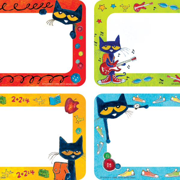 Pete the Cat Name Tags/Labels - Multi-Pac