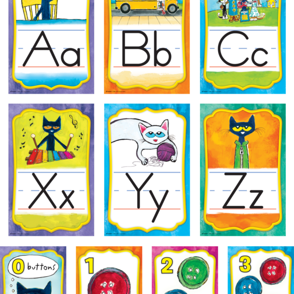 Pete the Cat Alphabet Bulletin Boar