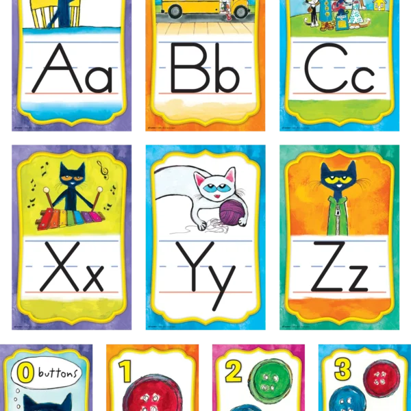 Pete the Cat Alphabet Bulletin Boar