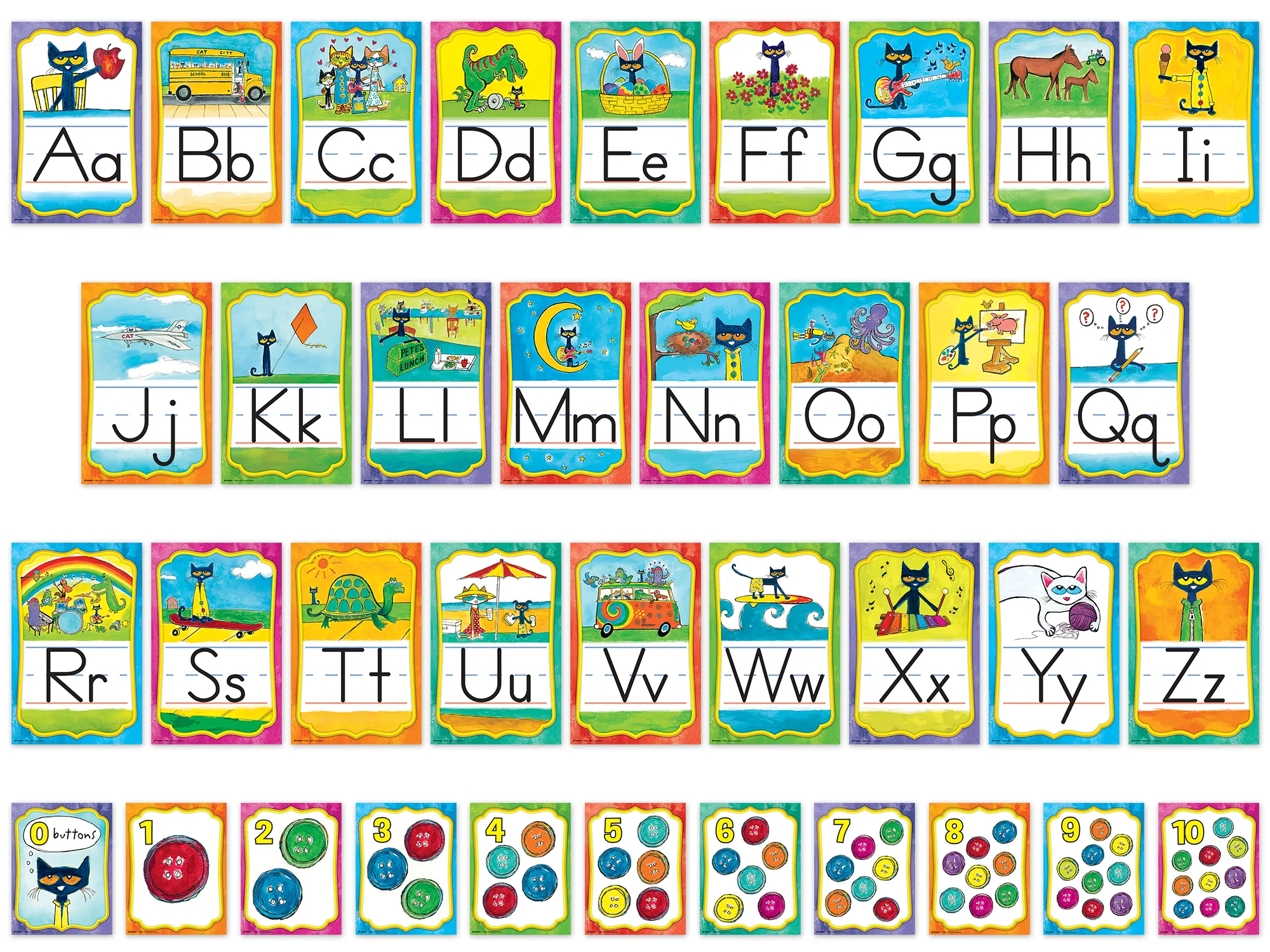 Pete the Cat Alphabet Bulletin Boar - Image 2