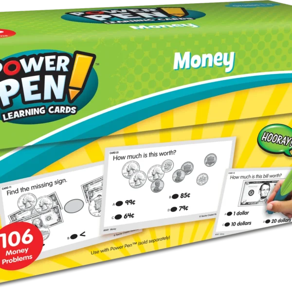 Power Pen Learning Cards: Mone