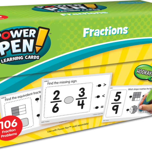 Power Pen Learning Cards: Fraction