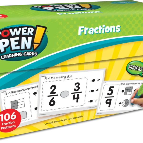Power Pen Learning Cards: Fraction