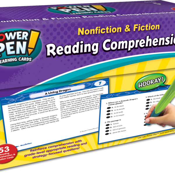 Power Pen Learning Cards: Nonfiction & Fiction Reading Comprehension (Gr. 5)