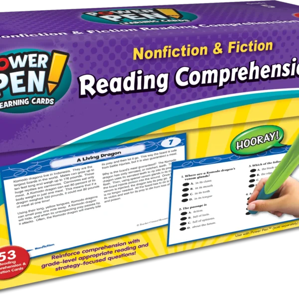 Power Pen Learning Cards: Nonfiction & Fiction Reading Comprehension (Gr. 5)
