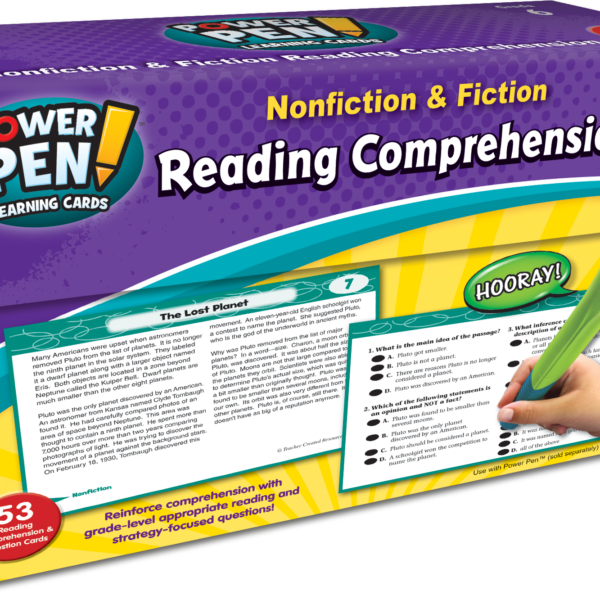 Power Pen Learning Cards: Nonfiction & Fiction Reading Comprehension (Gr. 6)