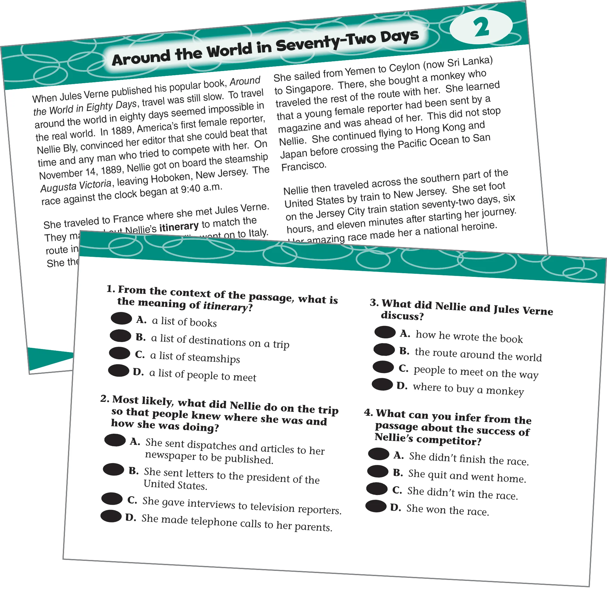 Power Pen Learning Cards: Nonfiction & Fiction Reading Comprehension (Gr. 6) - Image 2