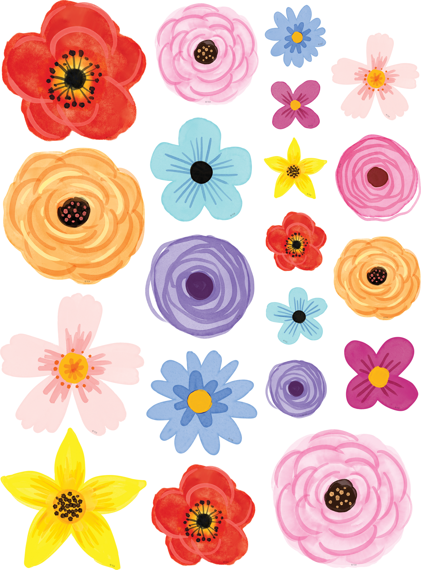 Wildflowers Accents - Assorted Sizes