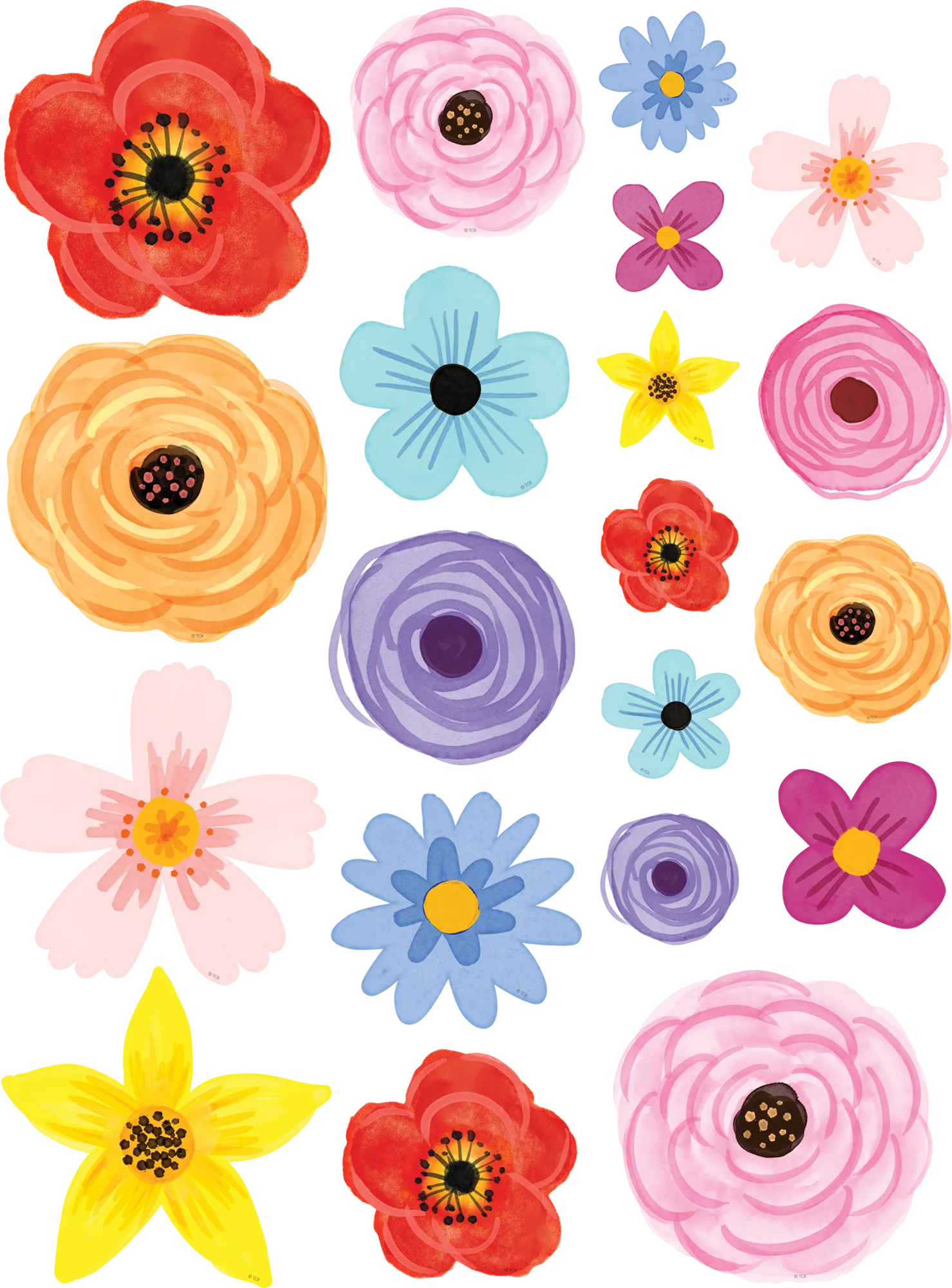 Wildflowers Accents - Assorted Sizes