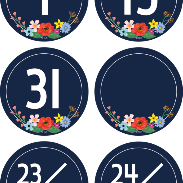 Wildflowers Calendar Days