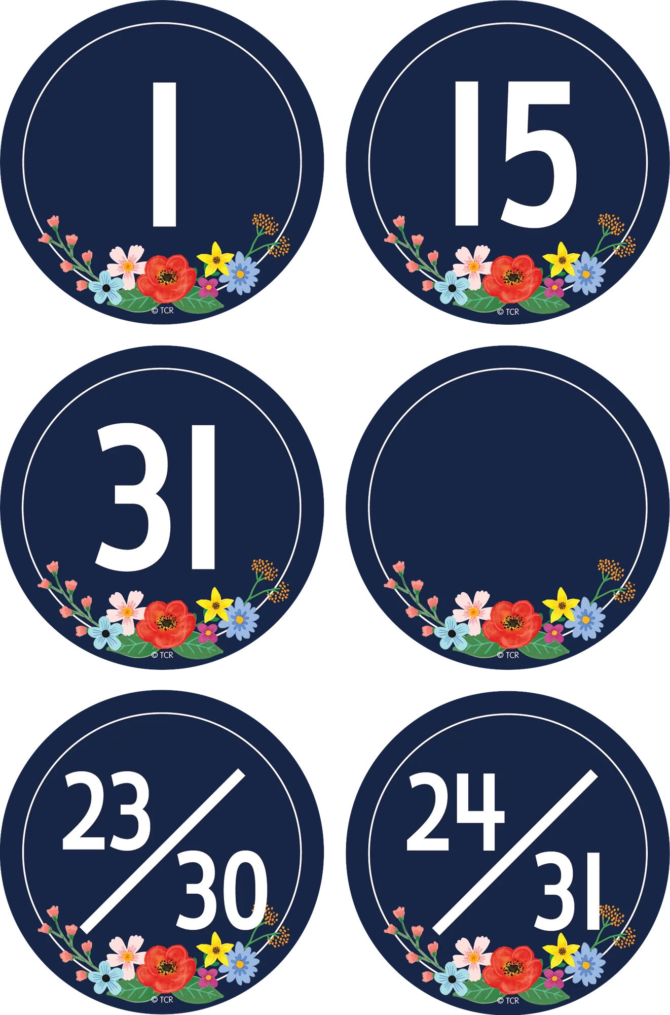 Wildflowers Calendar Days