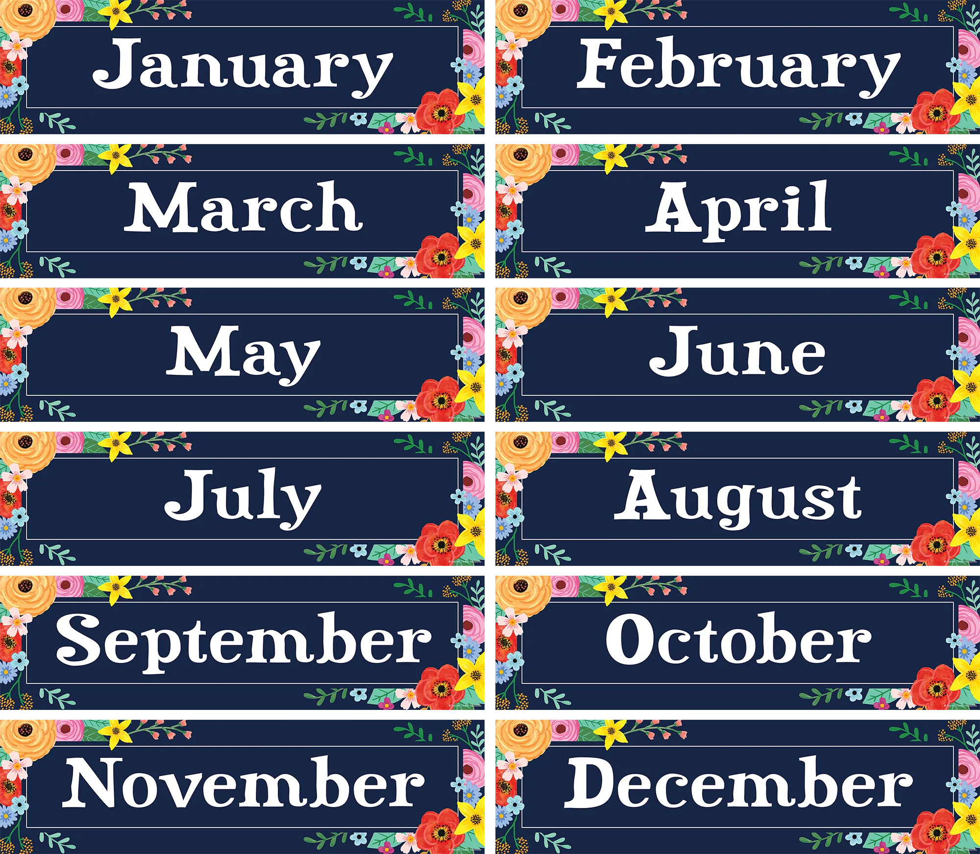 Wildflowers Monthly Headliners