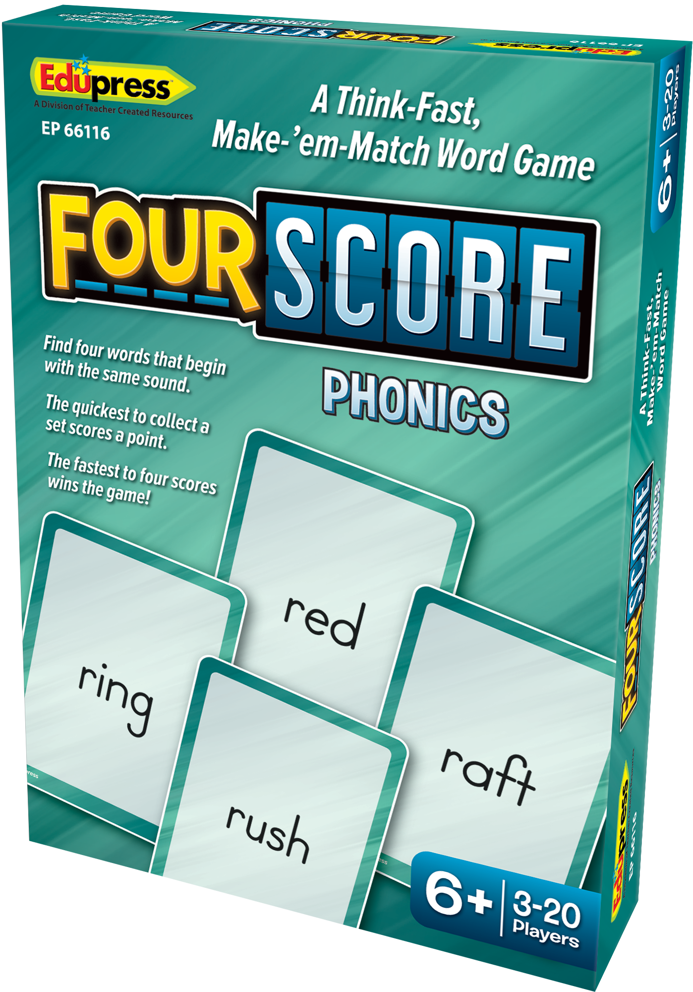 Four Score Card Game: Phonics