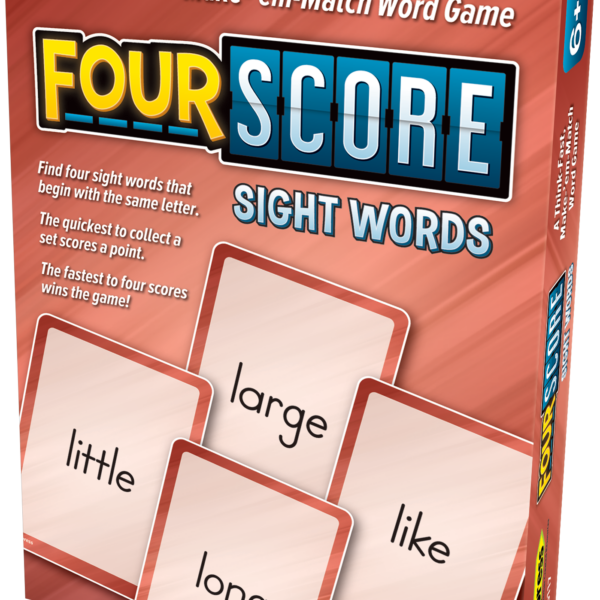Four Score Card Game: Sight Words