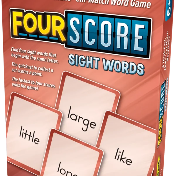 Four Score Card Game: Sight Words