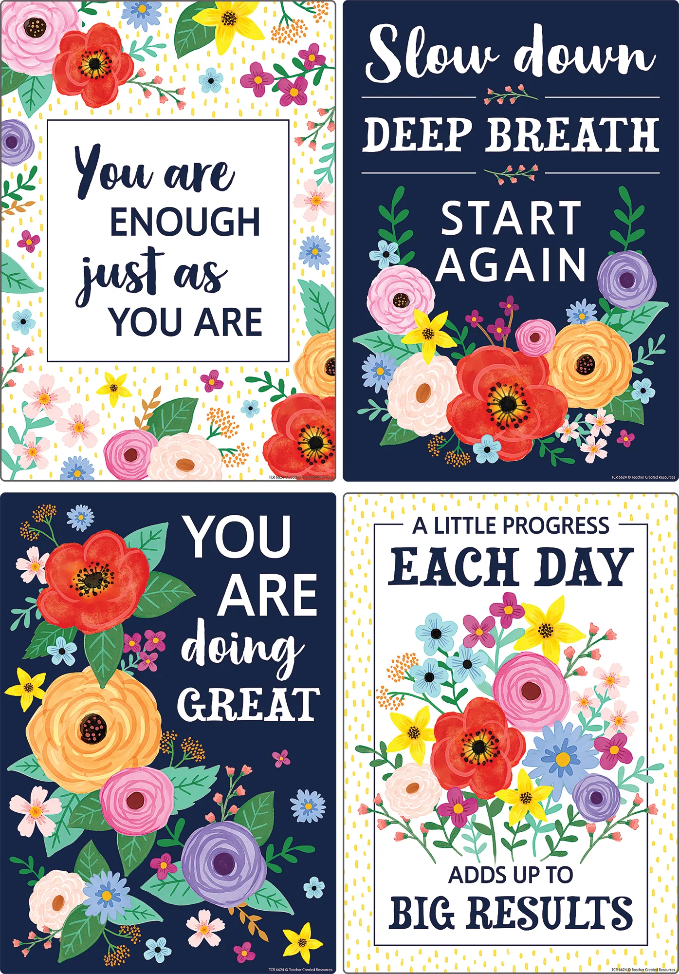Wildflowers Positive Sayings Small Poster Pack - Image 2