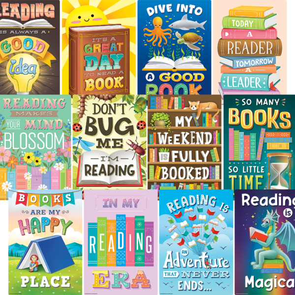 Reading Is Fun Small Poster Pack