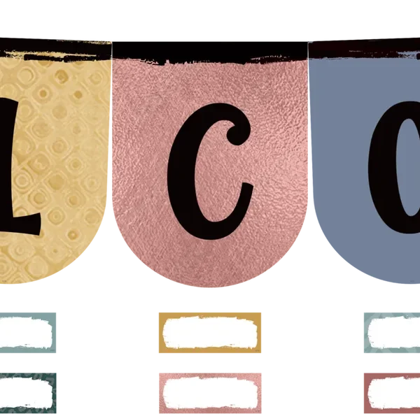Wonderfully Wild Welcome Bunting Bulletin Board