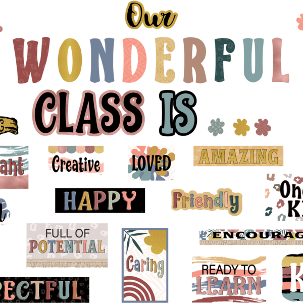 Wonderfully Wild Our Wonderful Class Mini Bulletin Board