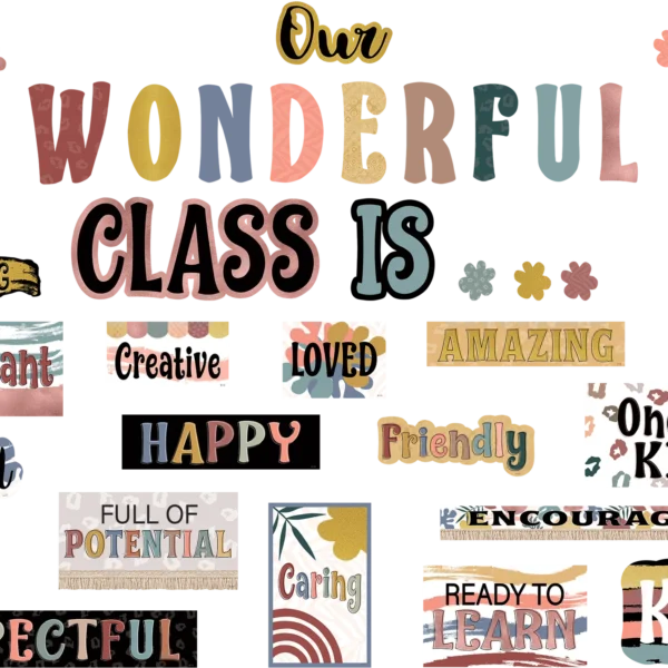 Wonderfully Wild Our Wonderful Class Mini Bulletin Board