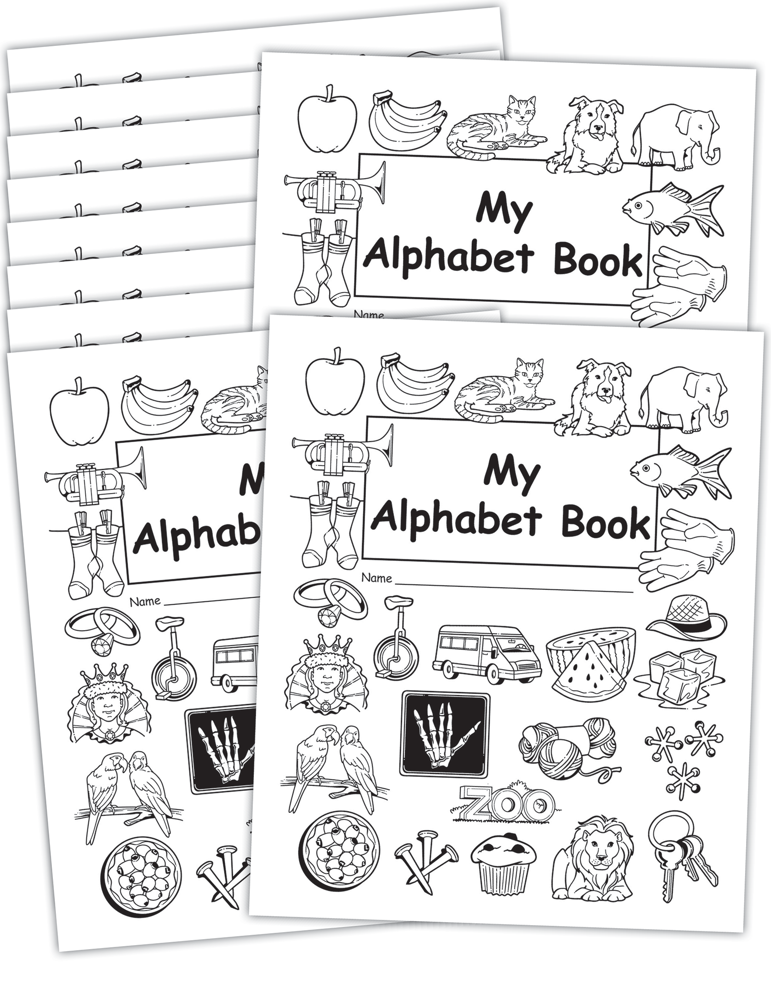My Own Books: My Alphabet Book, 10-Pa