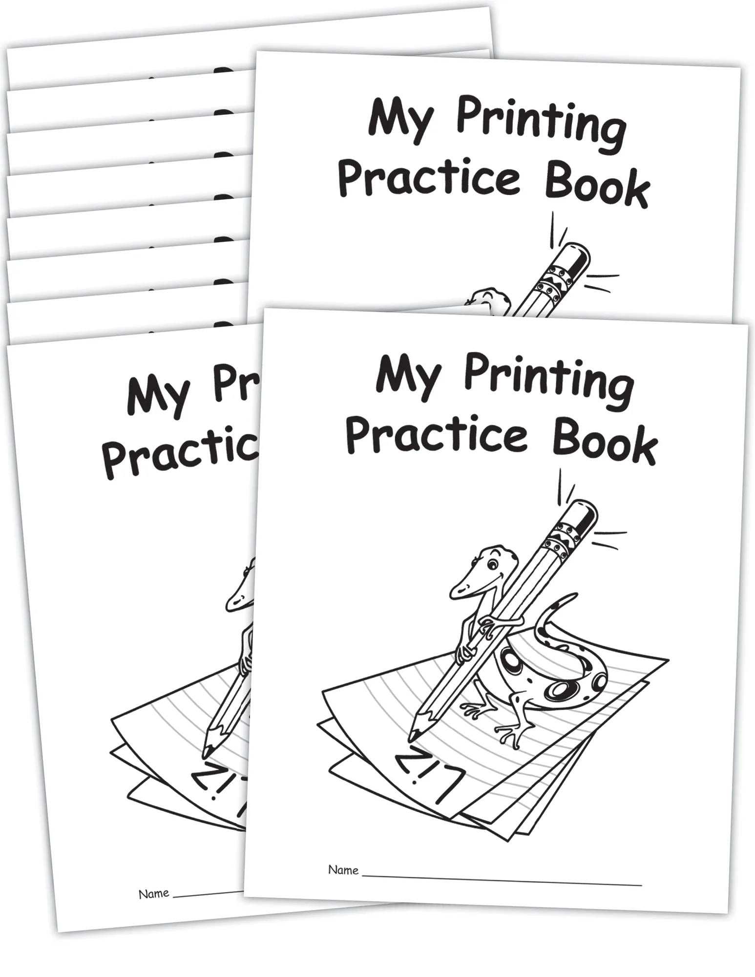 My Own Books: My Printing Practice Book, 10-Pa