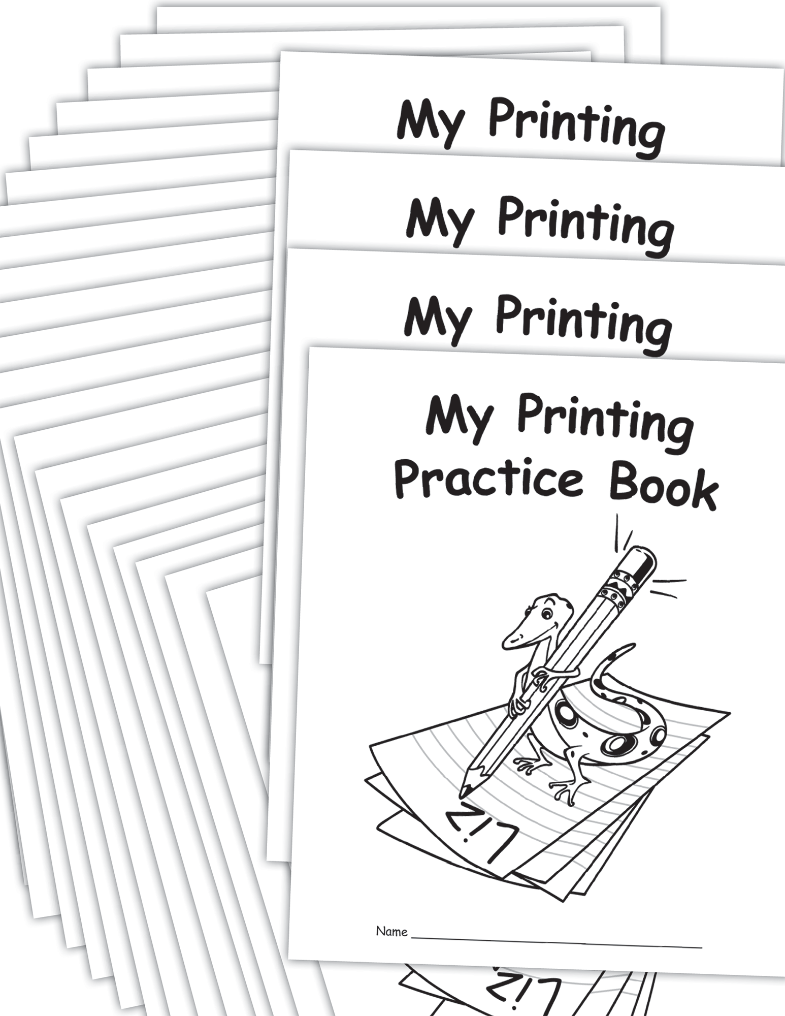 My Own Books: My Printing Practice Book, 25-Pa