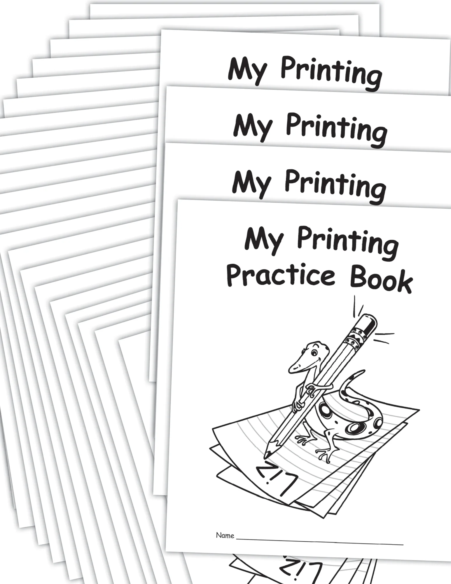 My Own Books: My Printing Practice Book, 25-Pa